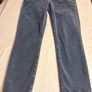 GAP Women's Straight Leg Blue Corduroy Jeans